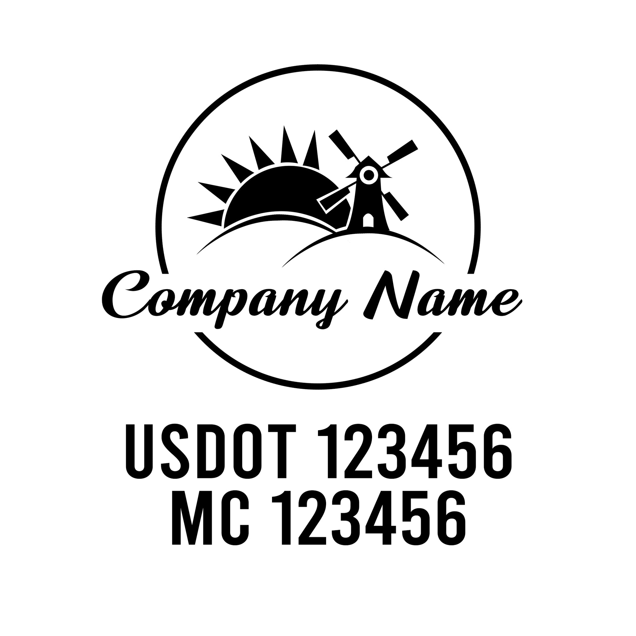 Farm USDOT Decals