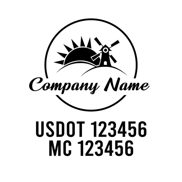 Farm USDOT Decals