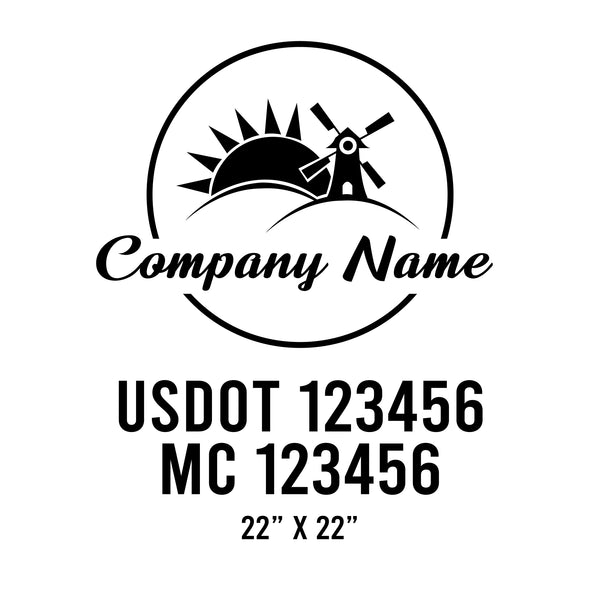 Farm USDOT Decals