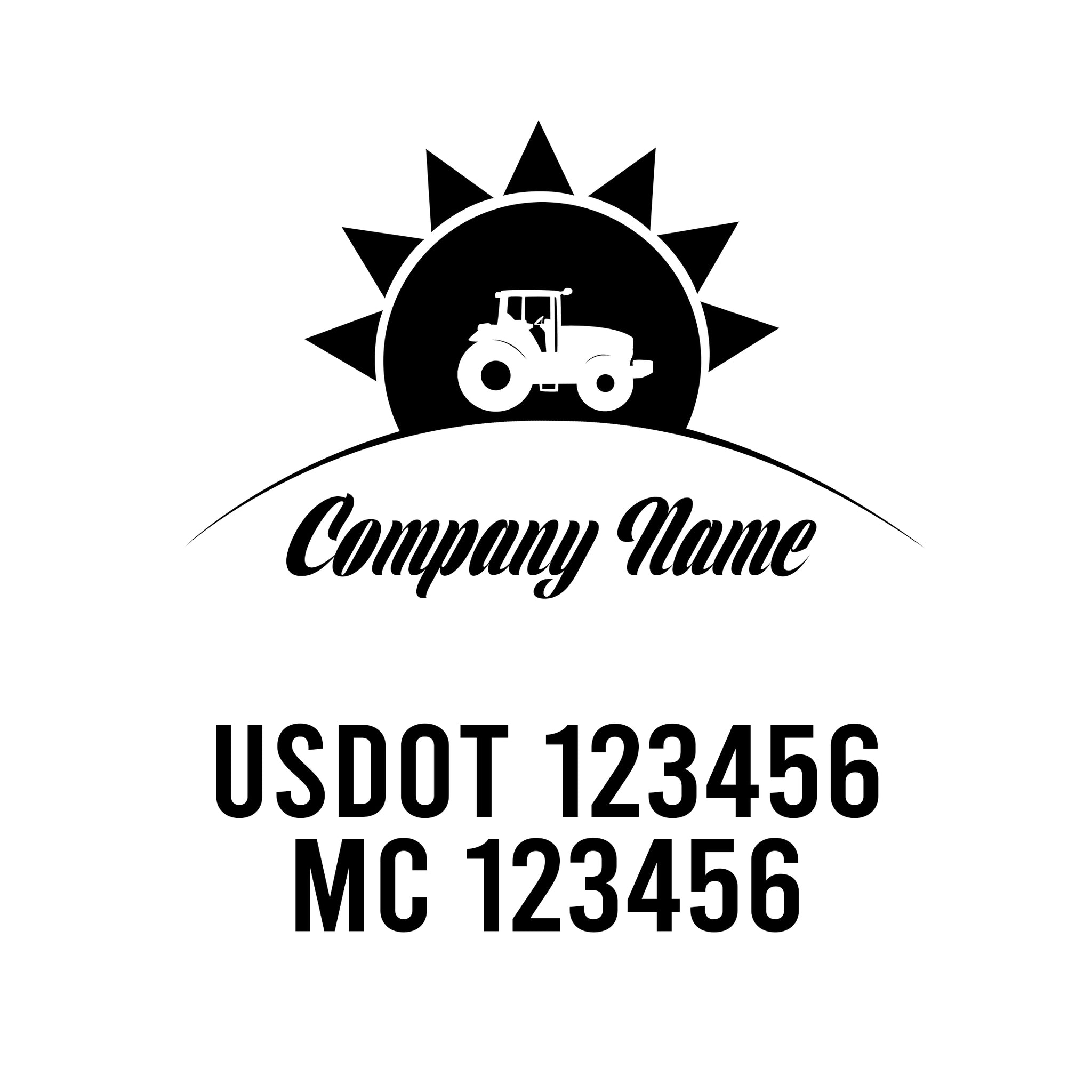 Farm USDOT Decals