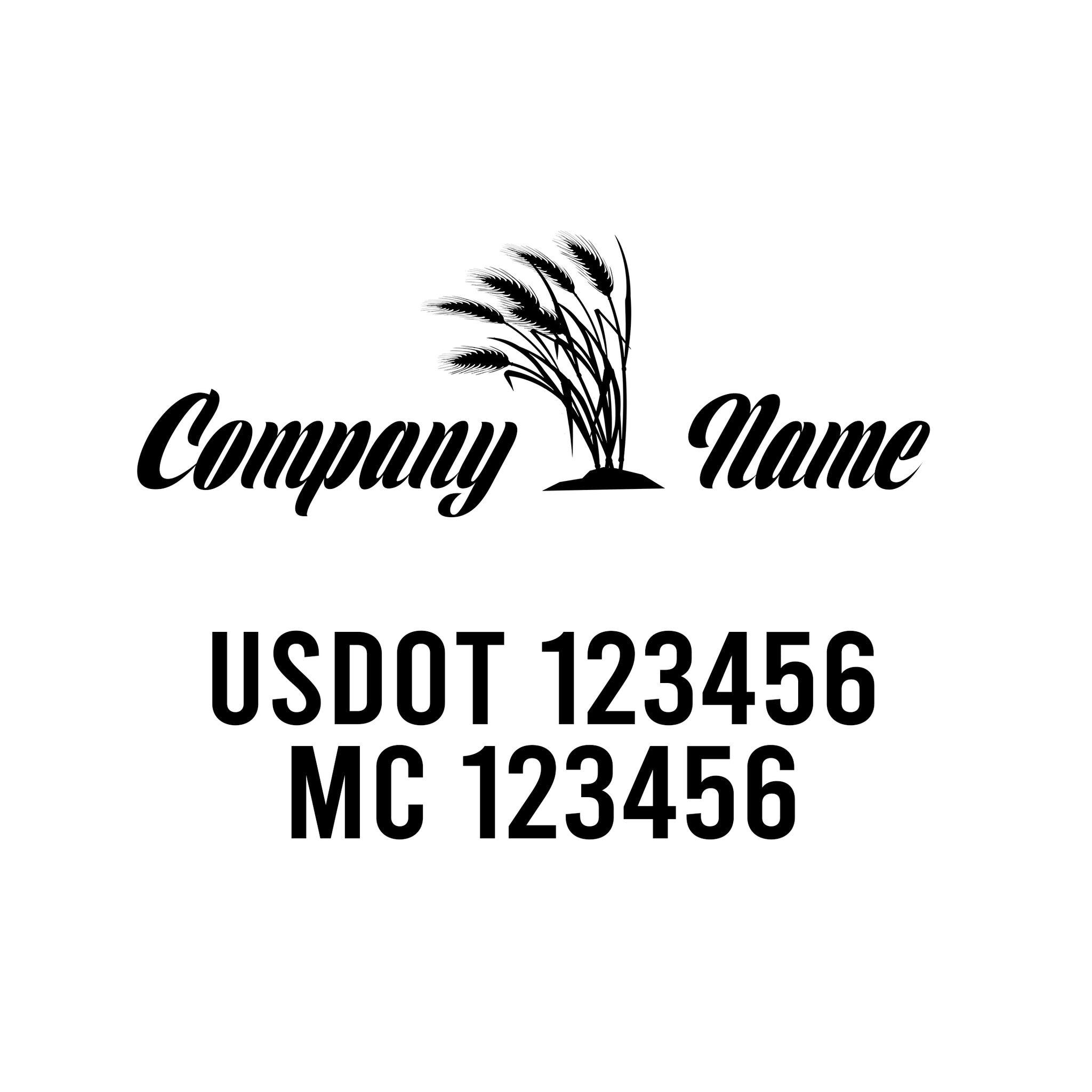 Farm USDOT Decals