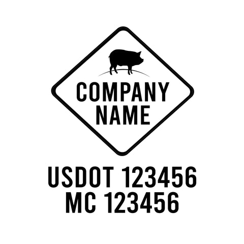 Farm USDOT Decals