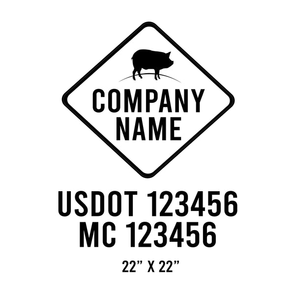 Farm USDOT Decals