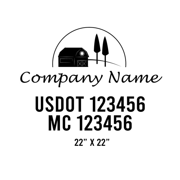 Farm USDOT Decals