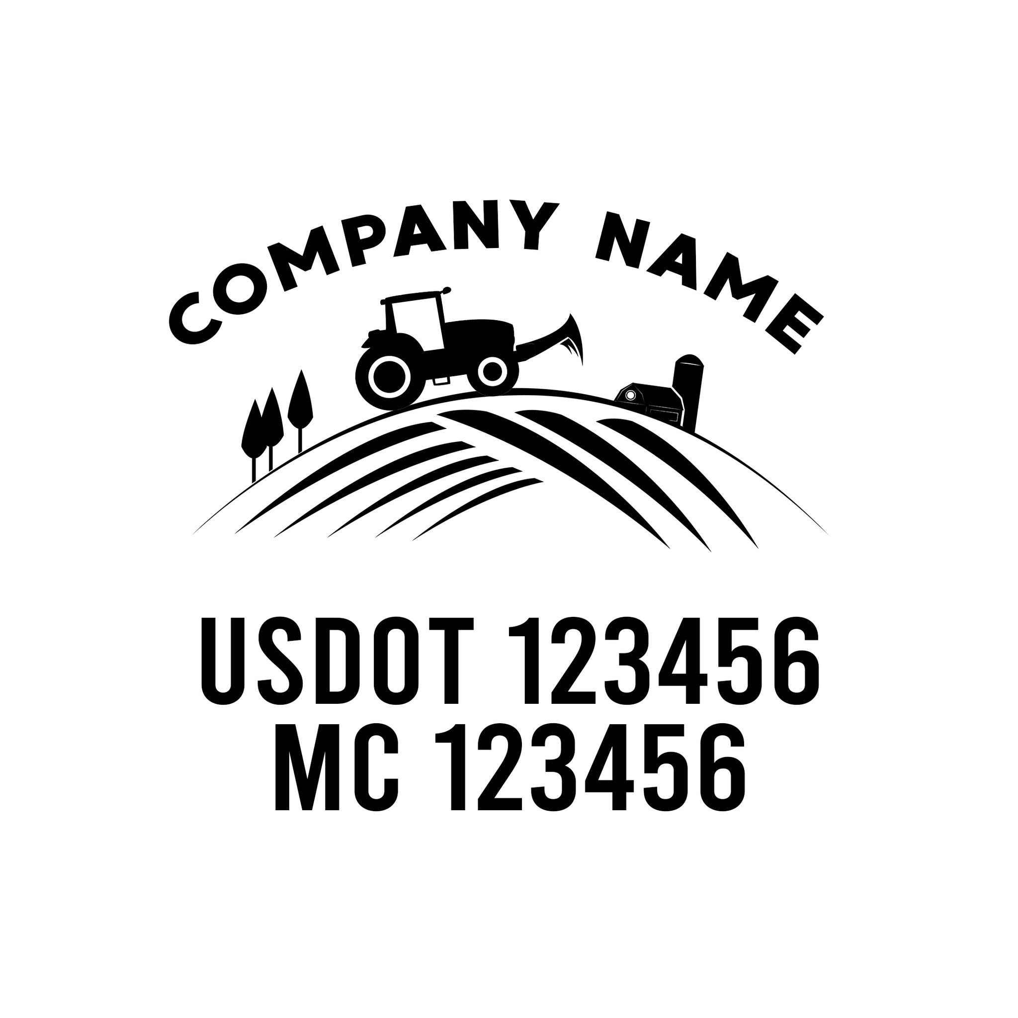 Farm USDOT Decals