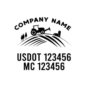 Farm USDOT Decals