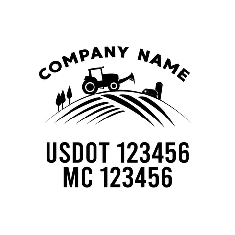 Farm USDOT Decals