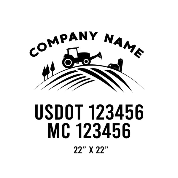 Farm USDOT Decals