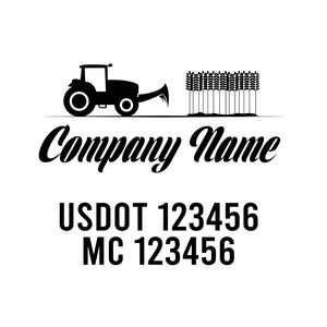 Farm USDOT Decals