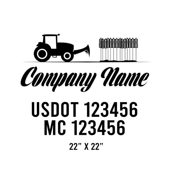 Farm USDOT Decals