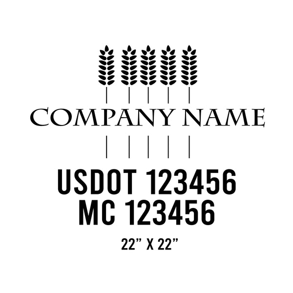 Farm USDOT Decals