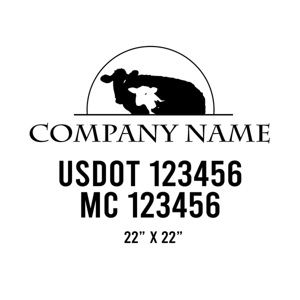 Farm USDOT Decals