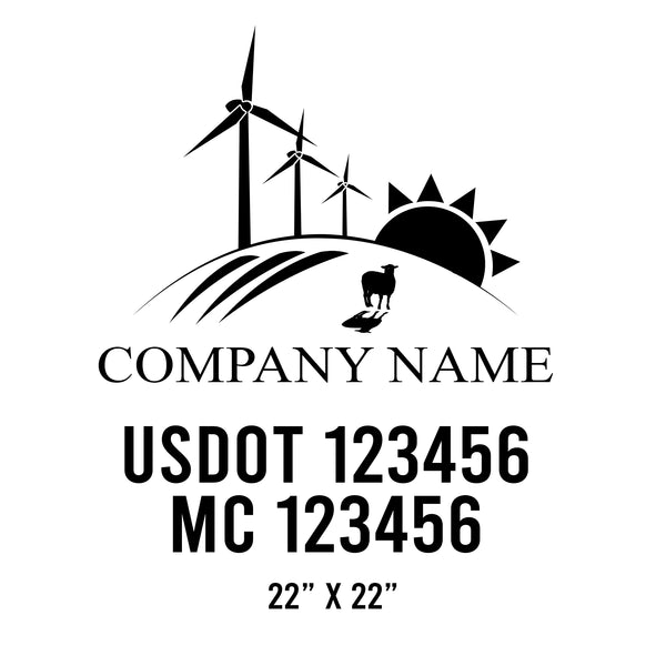 Farm USDOT Decals