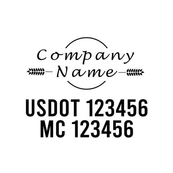 Farm USDOT Decals