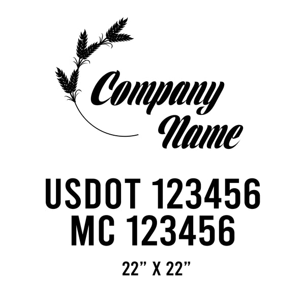 Farm USDOT Decals