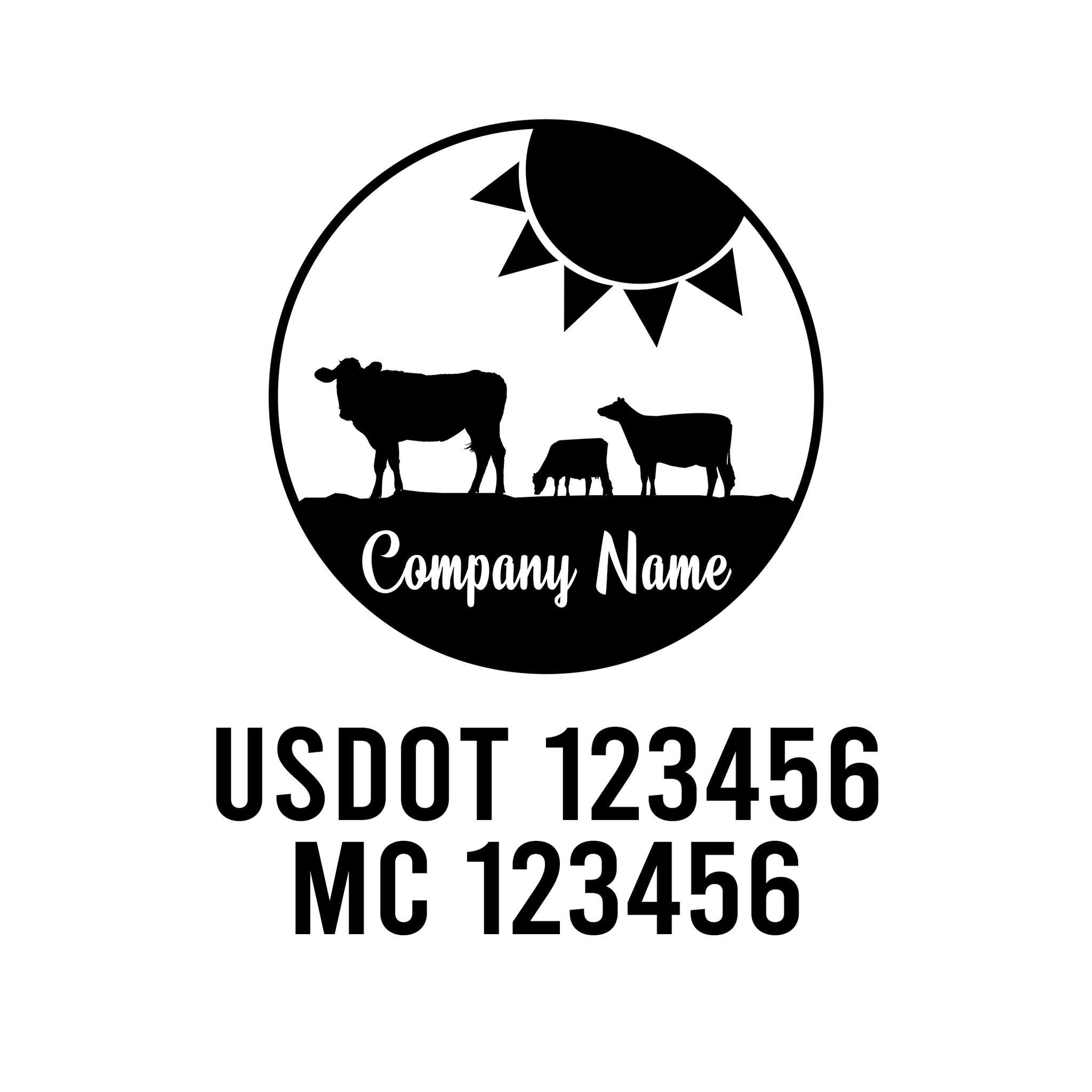 Farm USDOT Decals