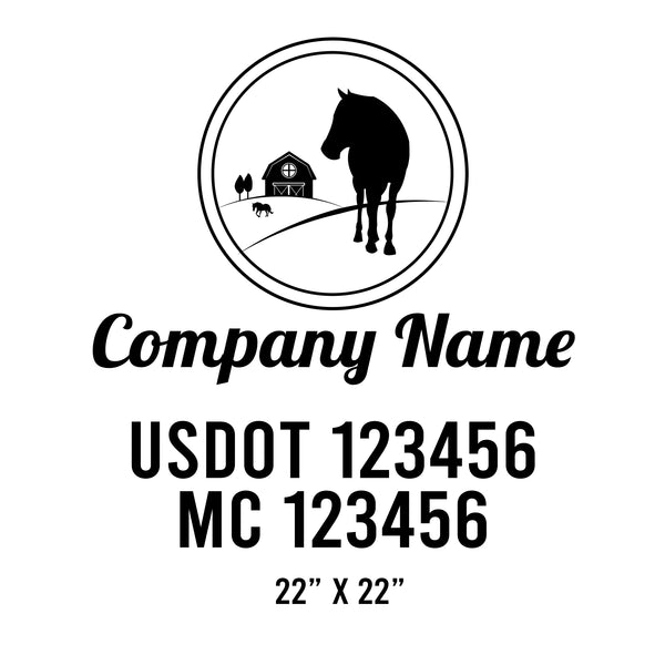 Farm USDOT Decals