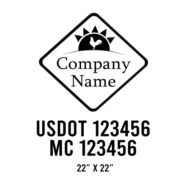 Farm USDOT Decals