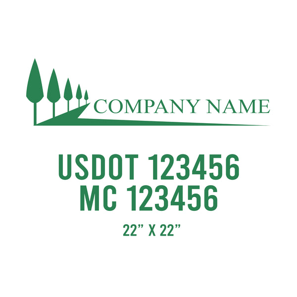 Lawn Care USDOT Decals