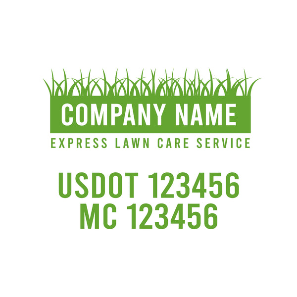 Lawn Care USDOT Decals