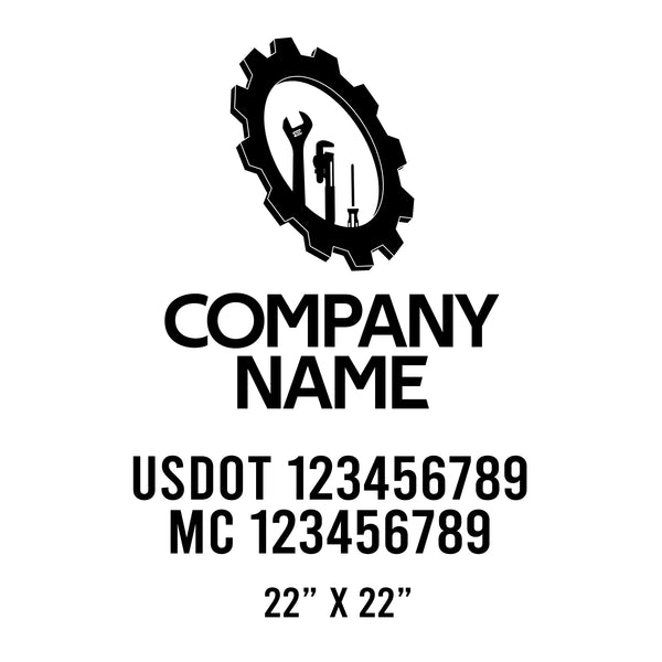 Mechanic USDOT Decals