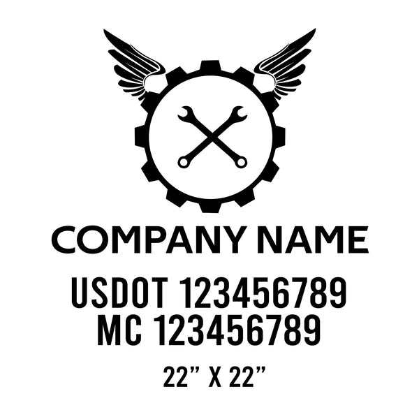 Mechanic USDOT Decals