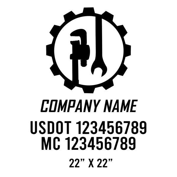 Mechanic USDOT Decals