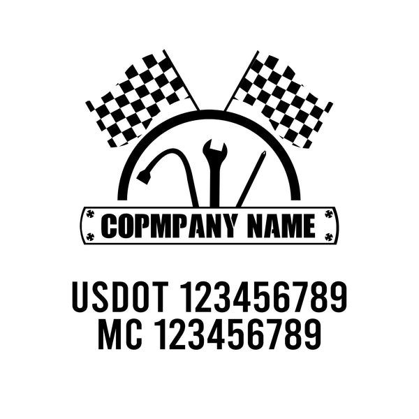 Mechanic USDOT Decals