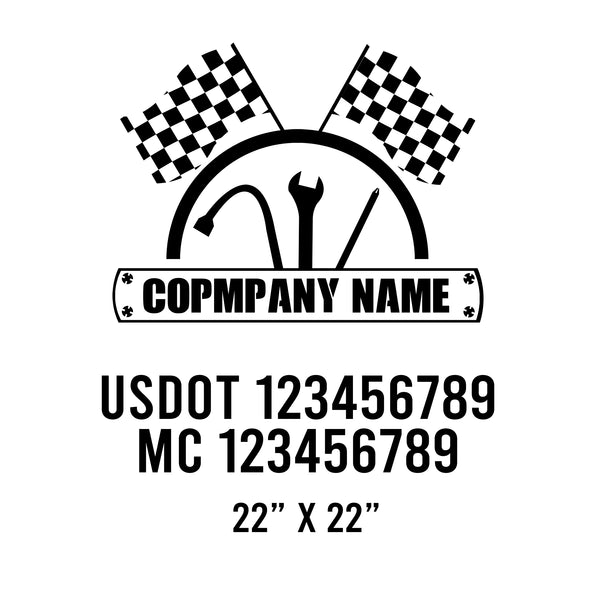 Mechanic USDOT Decals