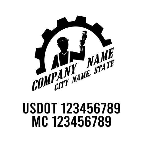 Mechanic USDOT Decals