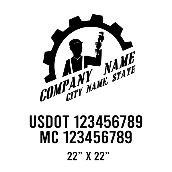 Mechanic USDOT Decals