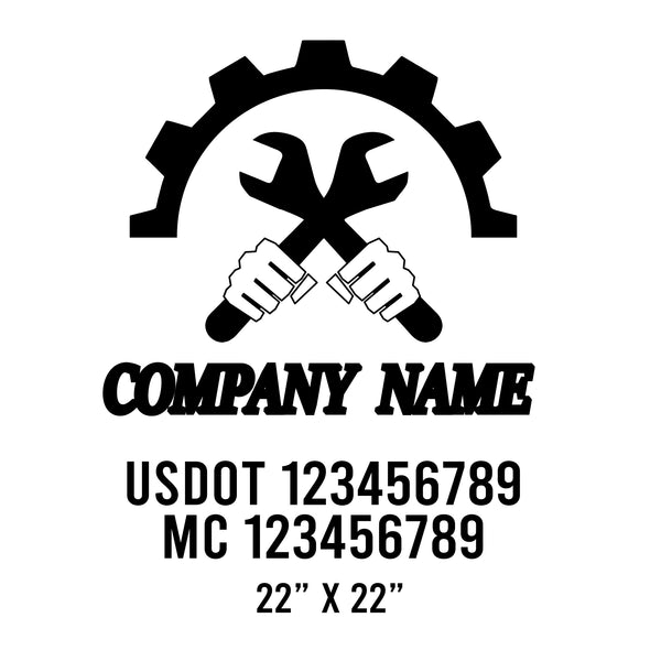 Mechanic USDOT Decals