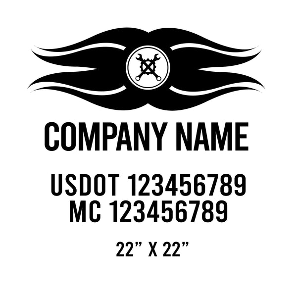 Mechanic USDOT Decals