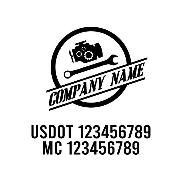 Mechanic USDOT Decals