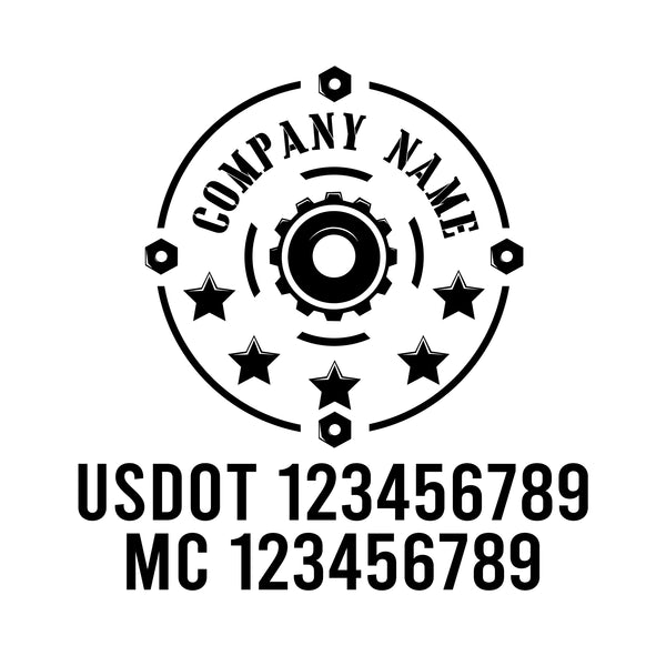 Mechanic USDOT Decals