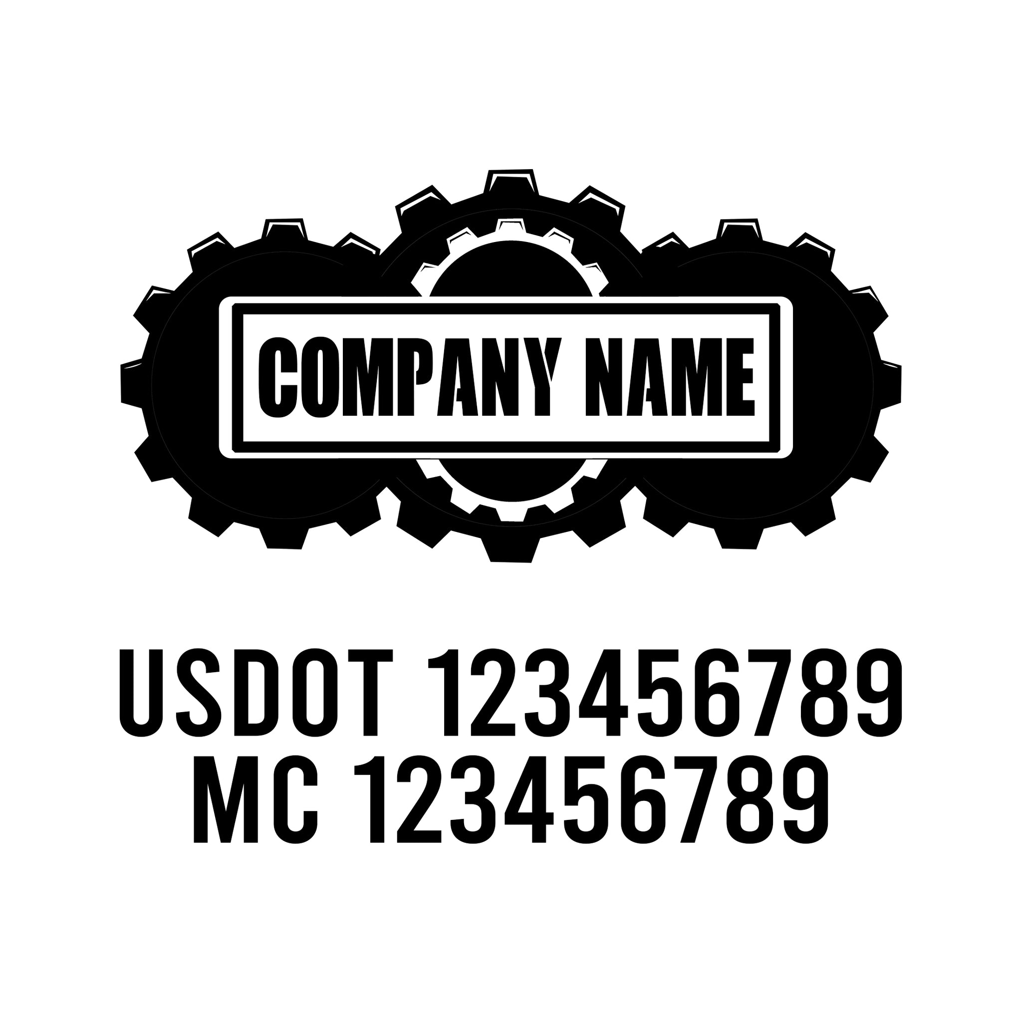 Mechanic USDOT Decals