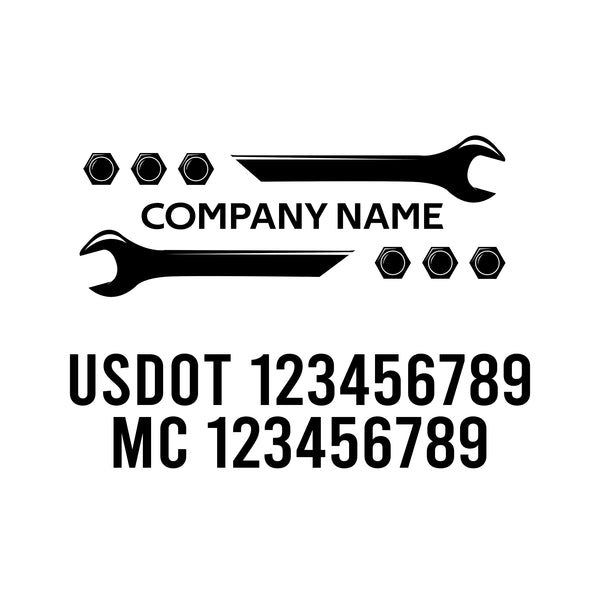 Mechanic USDOT Decals