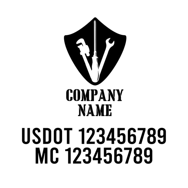 Mechanic USDOT Decals