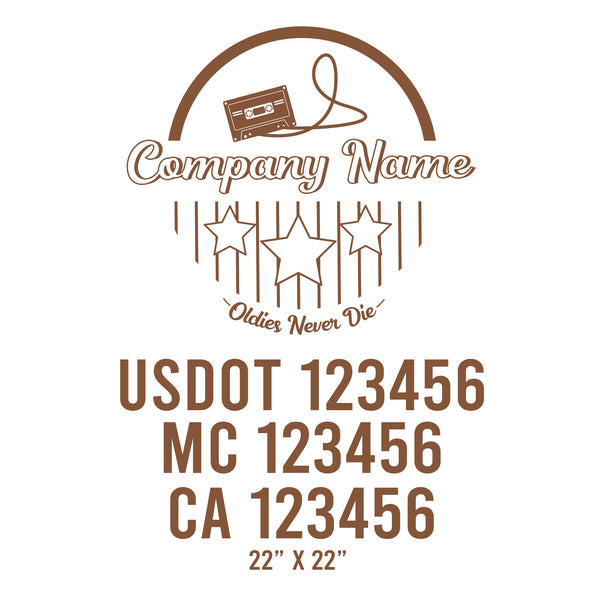 Vintage USDOT Decals