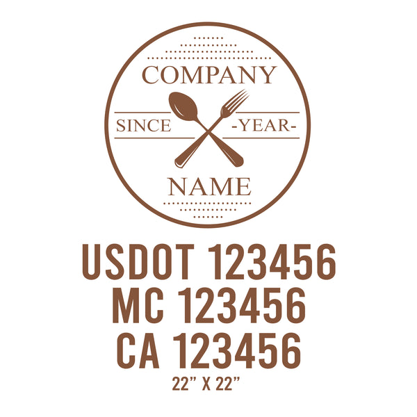 Vintage USDOT Decals