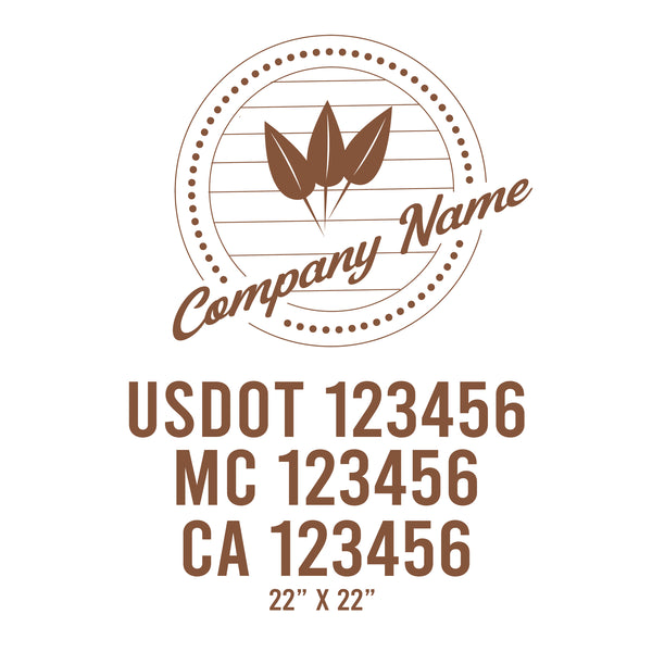 Vintage USDOT Decals