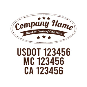 Vintage USDOT Decals