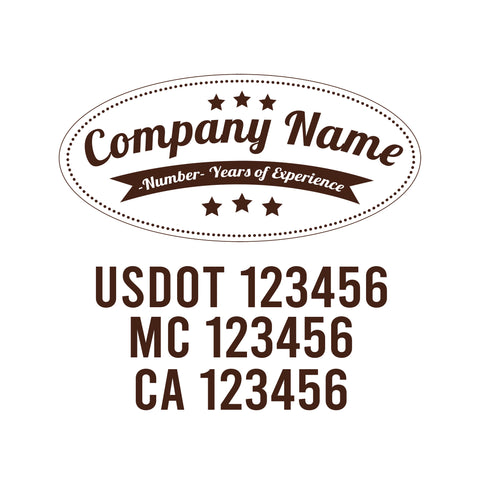 Vintage USDOT Decals