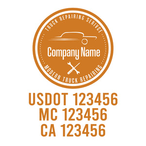 Vintage USDOT Decals