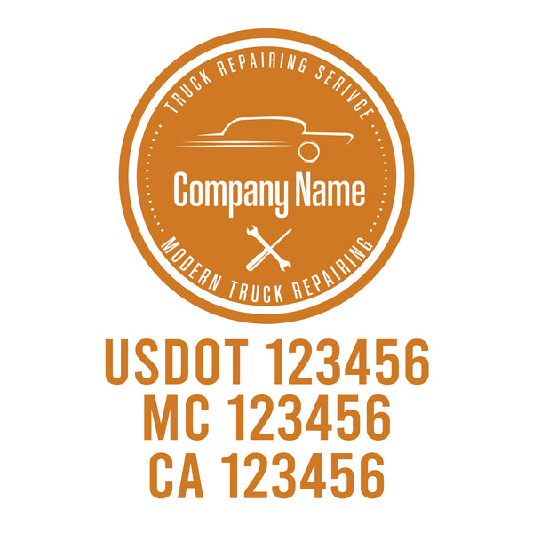 Vintage USDOT Decals