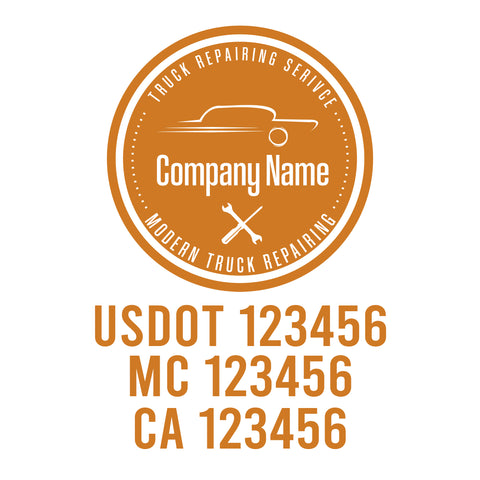 Vintage USDOT Decals