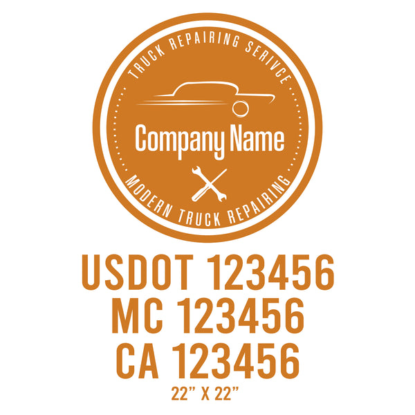 Vintage USDOT Decals