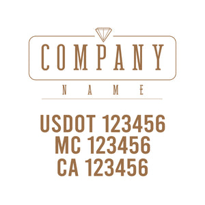 Vintage USDOT Decals