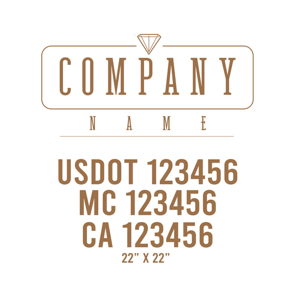 Vintage USDOT Decals
