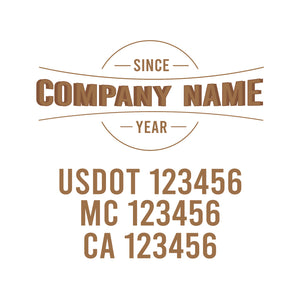 Vintage USDOT Decals